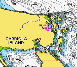 Gabriola Island Navionics Chart