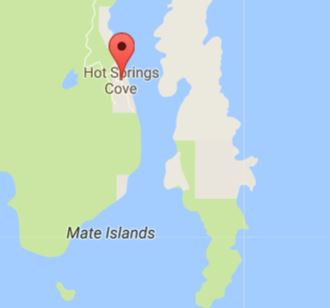 Hot Springs Cove Google Map