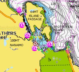 Nanaimo Navionics Chart