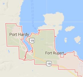 Port Hardy Google Map