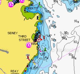 Sidney Navionics Map