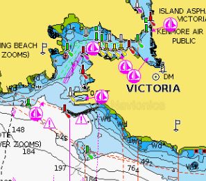 Victoria Navionics Map